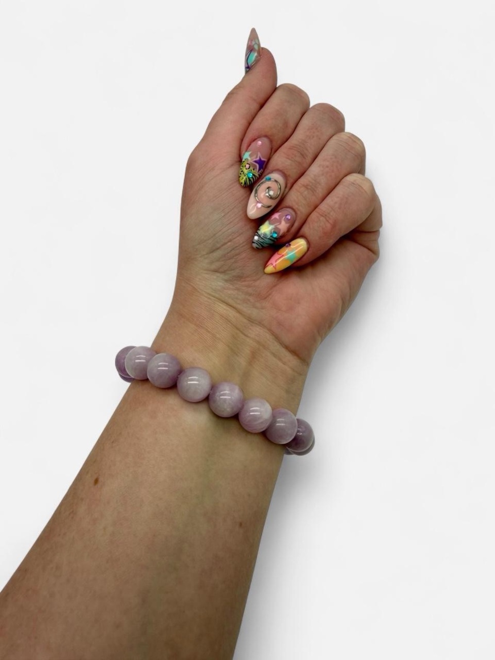 Grade AA Cotton
Candy Purple Kunzite
Bracelet